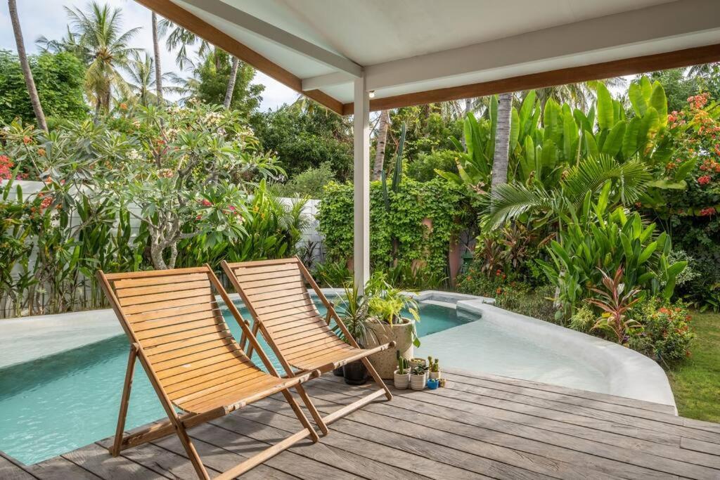 Willa Designer New 3Bdr - Lush Garden+Pool Gili Trawangan Zewnętrze zdjęcie